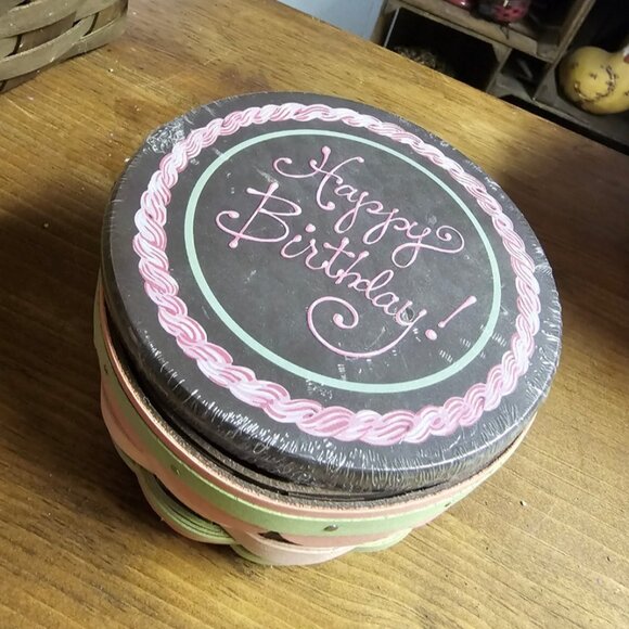 Longaberger birthday basket set - Picture 2 of 10